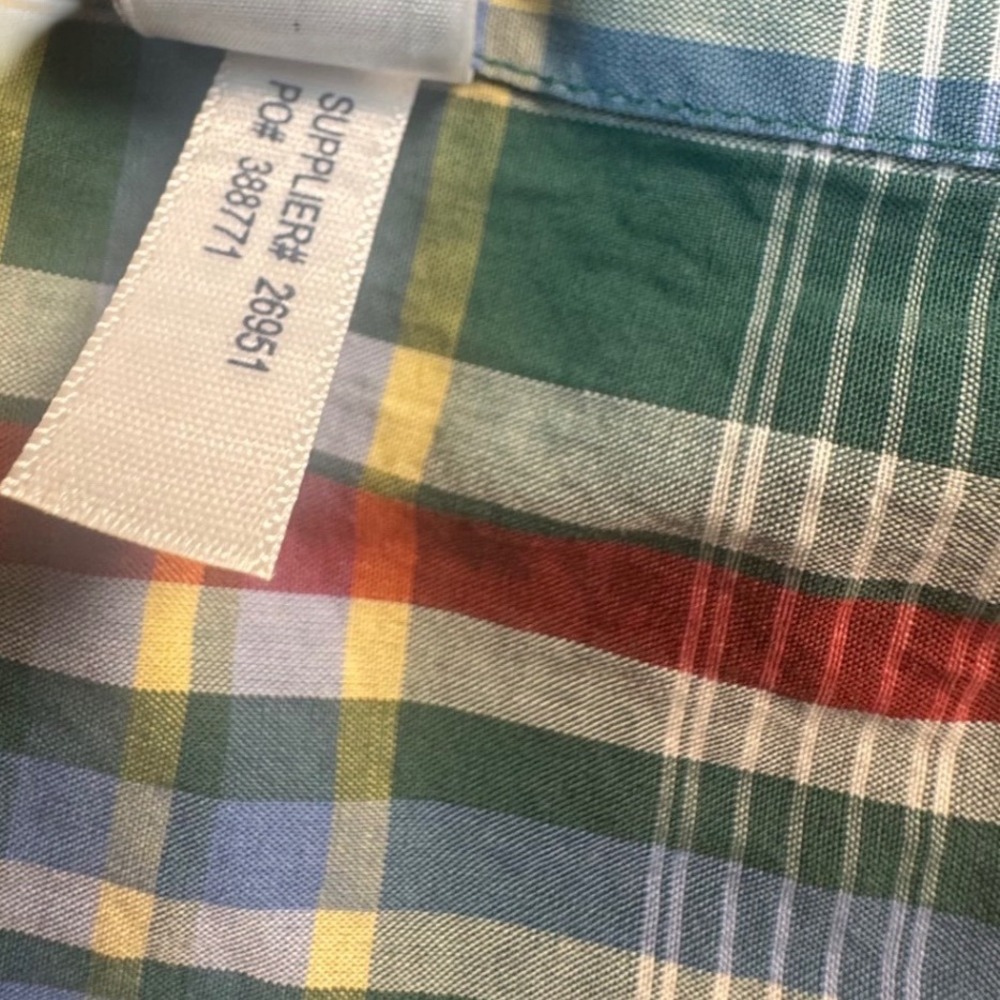 Ralph Lauren Mens 2XLT Tall Classic Fit Plaid Short Sleeve Button Down Shirt - Picture 5 of 7